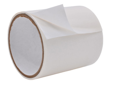 WOD Double Sided Polypropylene Tape 4.3 Mil White, Hot Melt Rubber Adhesive, for Laying Down Carpets, DCPP43HM