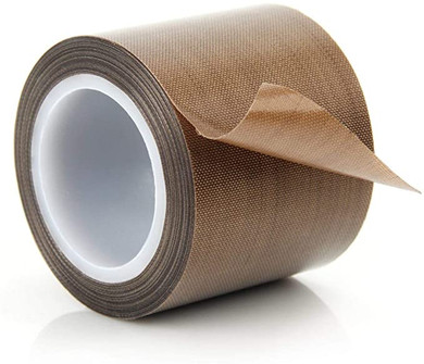 WOD PTFE Fiberglass Cloth Teflon Tape 8.4 Mil, Silicone Adhesive - 36 yards, for Insulation in Chute Liners, TFE54WL