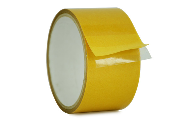 WOD Double Sided Polypropylene Tape 3.8 Mil Clear, Synthetic Rubber Adhesive - 60 yards, for Precision Die-Cutting Applications, DCPP38R