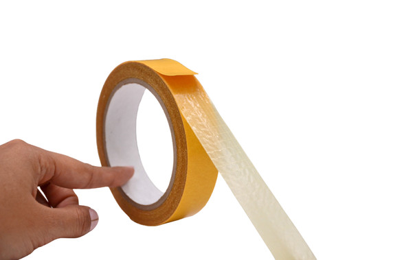 Double Sided Scrim Tape 9.1 Mil - Acrylic Adhesive for Permanent Bonding Plastic, Metal, and Wood