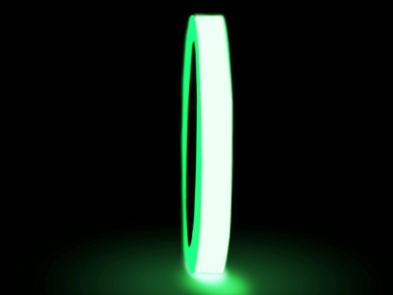 WOD Photoluminescent Glow in the Dark Tape - 50 yards, 24-Hour Glow, GDT24