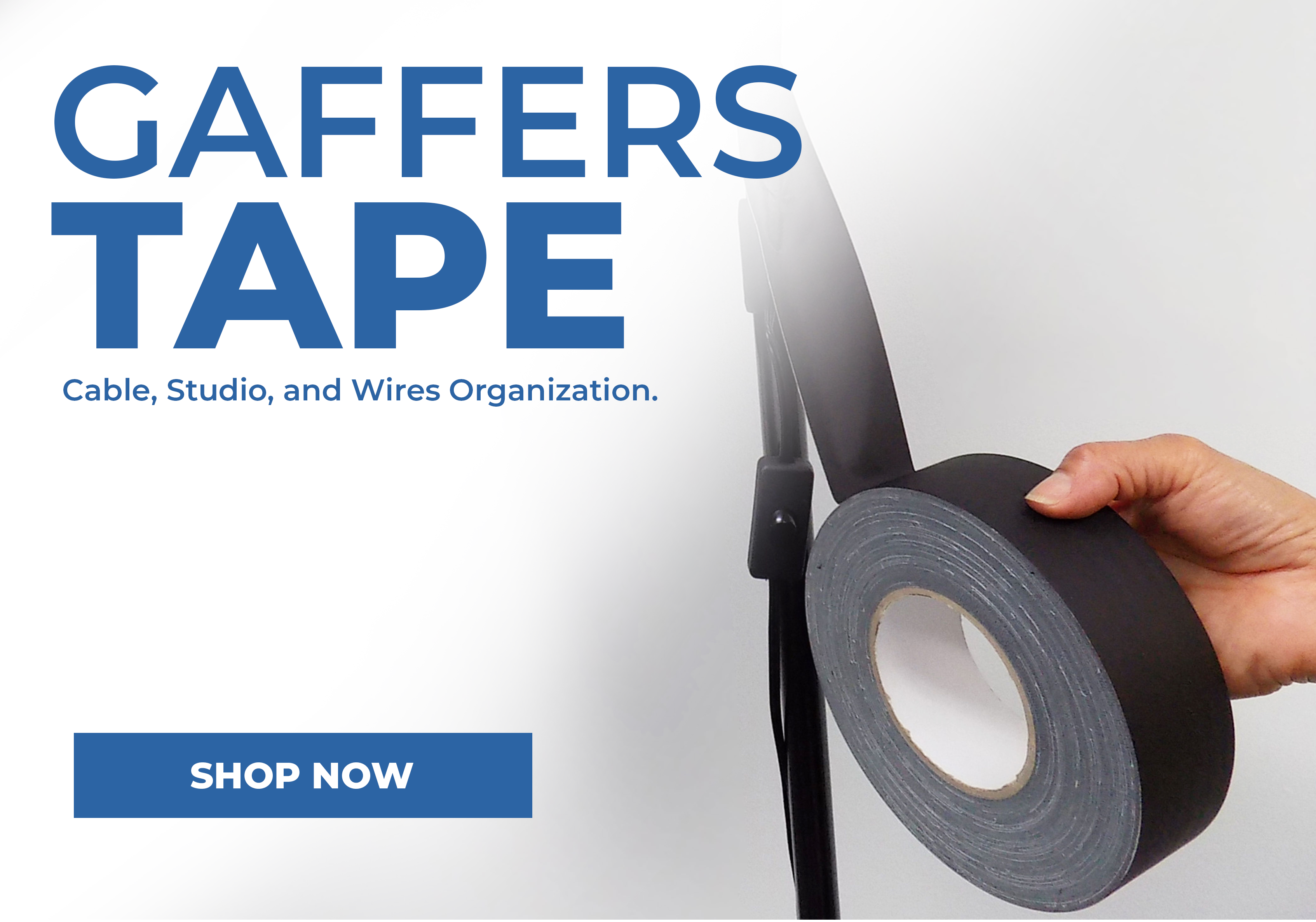 gaff gaffer tape adhesive studio photography tape cable organization black gaffers