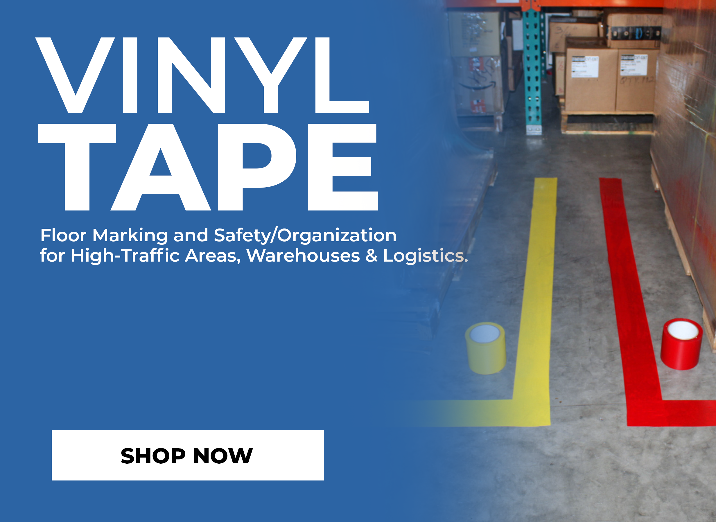 vinyl tape cvt floor gym marking warehouse safety lane high traffic areas