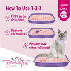 Trouble & Trix Crystal Odour Neutralising Lavender Cat Litter - How To Use