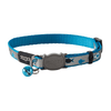 Rogz Reflectocat Safeloc Cat Collar Blue Fish