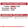 Royal Canin Instinctive Jelly Adult Wet Cat Food in Pouches - Analytical Constituents