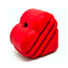 SodaPup Love Heart Durable Rubber Chew Toy For Dogs