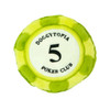 DoggyTopia Poker Club Green Poker Chips Plush Dog Toy