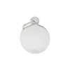 My Family Basic Circle Pet Tag Chrome