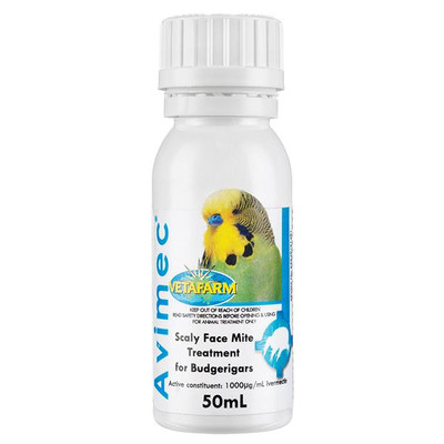 Vetafarm Avimec Scaly Face Mite Treatment For Birds (50ml)