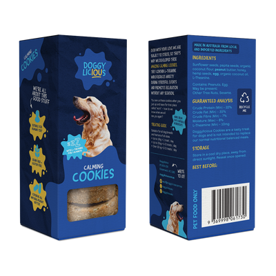 Doggylicious Calming Cookies (180g)
