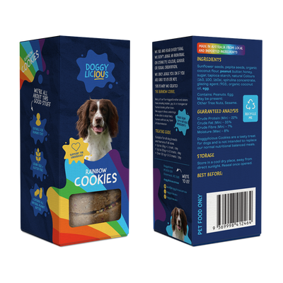 Doggylicious Rainbow Cookies (180g)