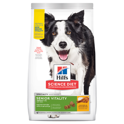 Hill's Science Diet Youthful Vitality Senior Adult 7+  Dry Dog Food