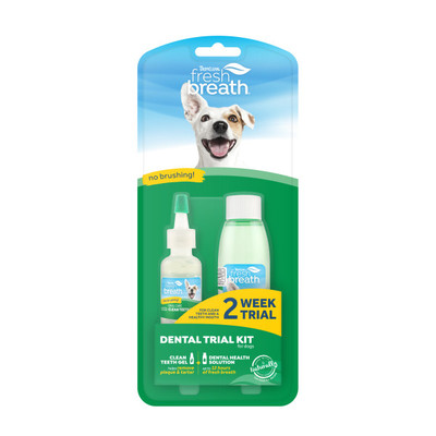 TropiClean Fresh Breath 2-Week Dental Trial Kit For Dogs