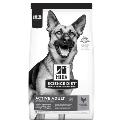 Hill's Science Diet Canine Active Adult Dog Food - 20.4kg bag (603917)
