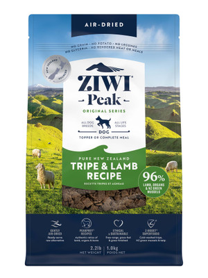 ZIWI Peak Air Dried Tripe & Lamb Adult Dry Dog Food