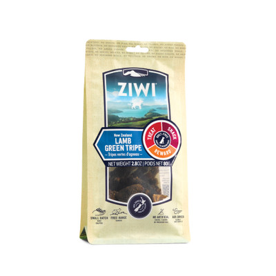 ZIWI Peak Oral Health Lamb Green Tripe Dog Treats (80g pack)