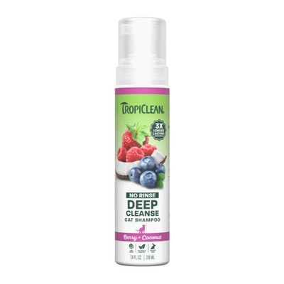 Tropiclean Waterless Cat Shampoo Berry & Coconut (new look)