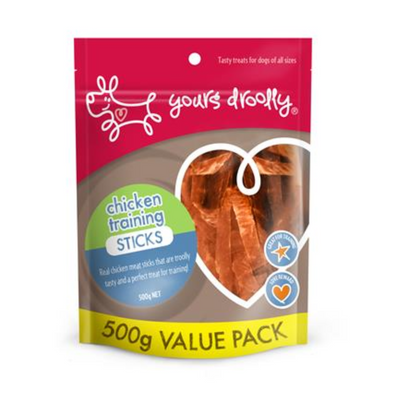 Yours Droolly Chicken Training Sticks Dog Treats