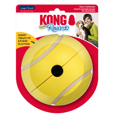 KONG Rewards Tennis Enrichment Dog Toy