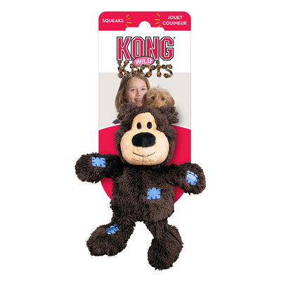 KONG Wild Knots Bear Interactive Toy for Dogs