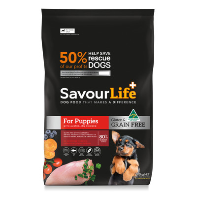 SavourLife Grain Free Australian Chicken Puppy Dry Dog Food - 2.5kg