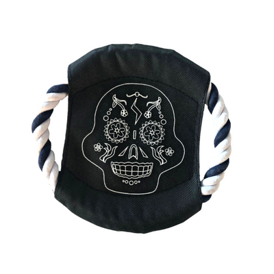 Waggly Skull Flyer Dog Toy