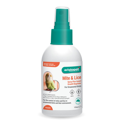 Aristopet Mite And Lice Spray For Ornamental Birds