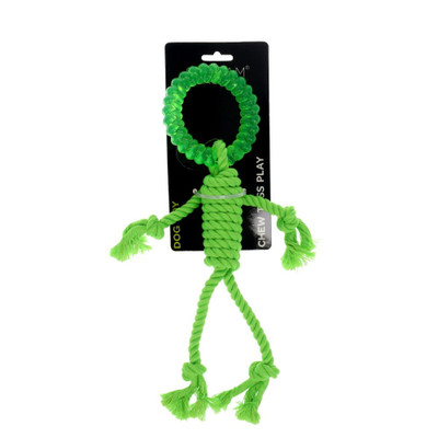 Scream Rope Man with TPR Head Loud Green (30cm)