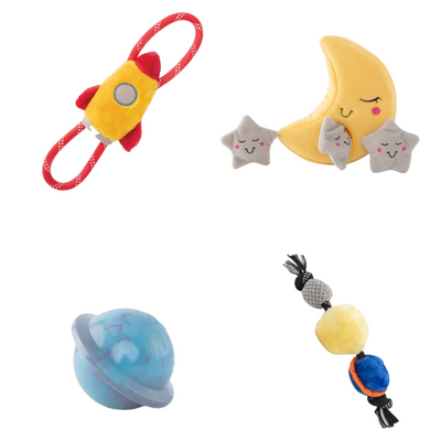 Cosmic Canine Quest Dog Toy Bundle