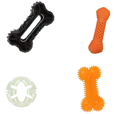 Glow 'n Crunch Dog Toy Bundle