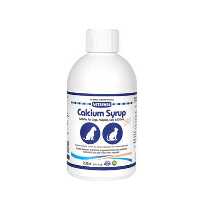 Vetsense Calcium Syrup For Cats & Dogs - 250ml