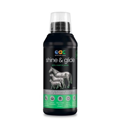 EAC Shine & Glide - Hemp Oil Supplement For Dogs, Cats & Horses