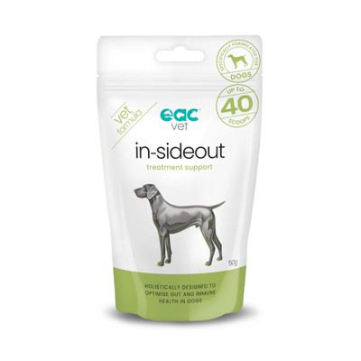 EAC In-Sideout Dog Treatment Support Vet Formula Digestive Supplement