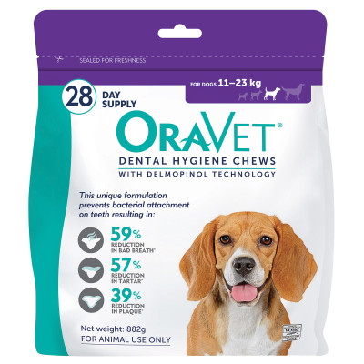 Oravet Dental Chews Medium Dogs 11-23kg
