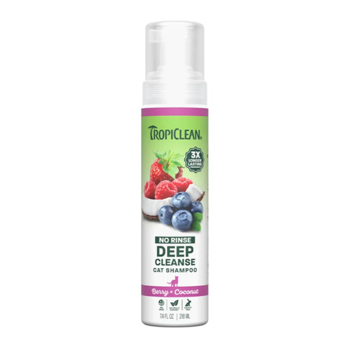 Tropiclean Waterless Cat Shampoo Berry & Coconut (new look)