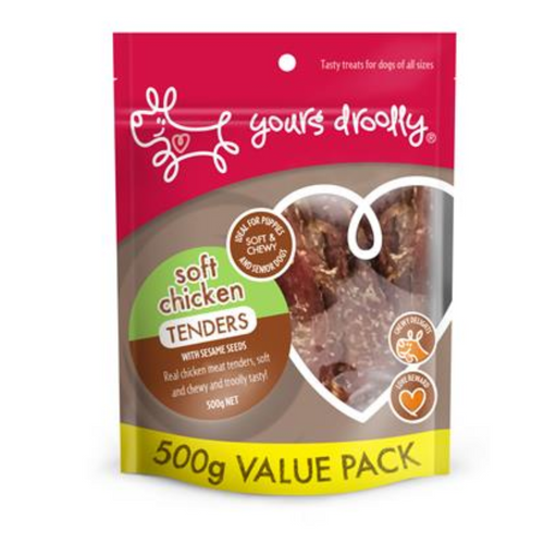 Yours Droolly Soft Chicken Tenders Dog Treats (500g) Pet Chemist Online