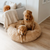 Sash Calming Dog Bed Beige - XL 120cm