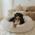Sash Luxury Boucle Dog Bed Cream/Off White - XL 120cm