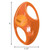 KONG Jumbler Football Interactive Toy For Dogs (Assorted Colours)