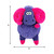 KONG Sherps Floofs Big Horn Plush Squeaky Toy for Dogs