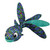 KONG Wubba Finz Squeaky Dog Toy Blue