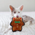 ZippyPaws Holiday Z-Stitch Gingerbread Man Plush Squeaker Toy for Dogs