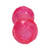 Rosewood BioSafe Puppy Treat Dispenser Dumbbell Chew Dog Toy (Pink)