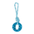 Ruff Play Dental Ring with Tug Rope Toy for Dogs