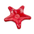 SodaPup Nylon Starfish Chew Toy for Dogs - Red (front)