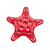 SodaPup Nylon Starfish Chew Toy for Dogs - Red (back)