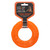 Scream Xtreme Treat Tyre Loud Orange Dog Toy