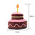 Happy Birthday 2 Tier Cake Plush Dog Toy (Pink)