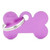 My Family Basic Bone Pet Tag Purple